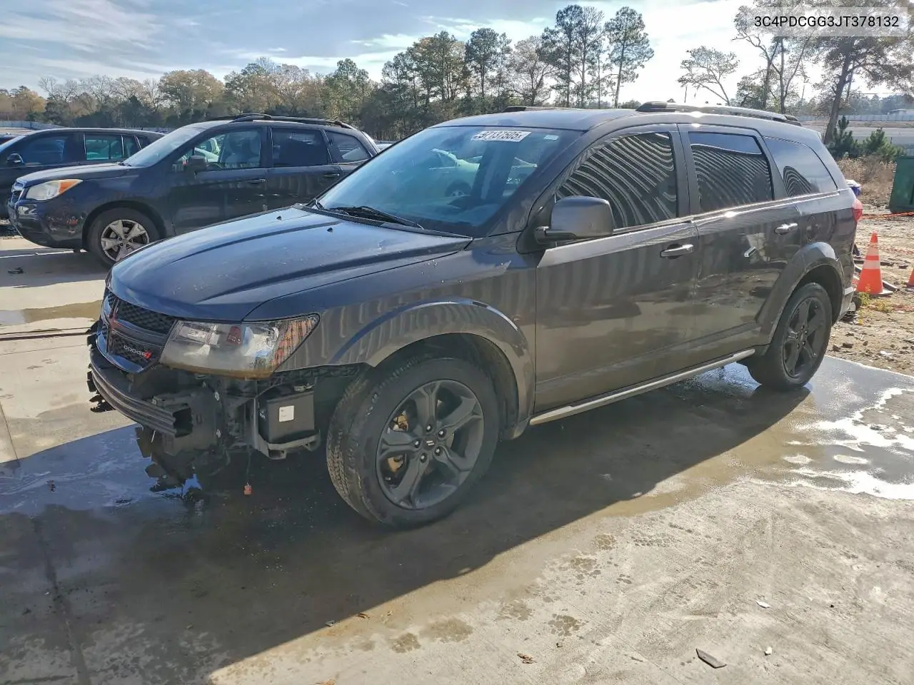 3C4PDCGG3JT378132 2018 Dodge Journey Crossroad
