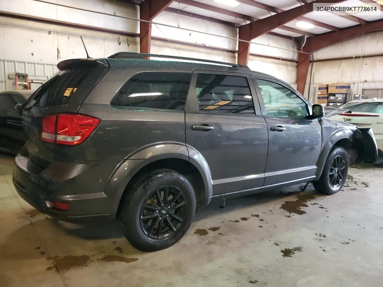 3C4PDCBB9KT778614 2019 Dodge Journey Se