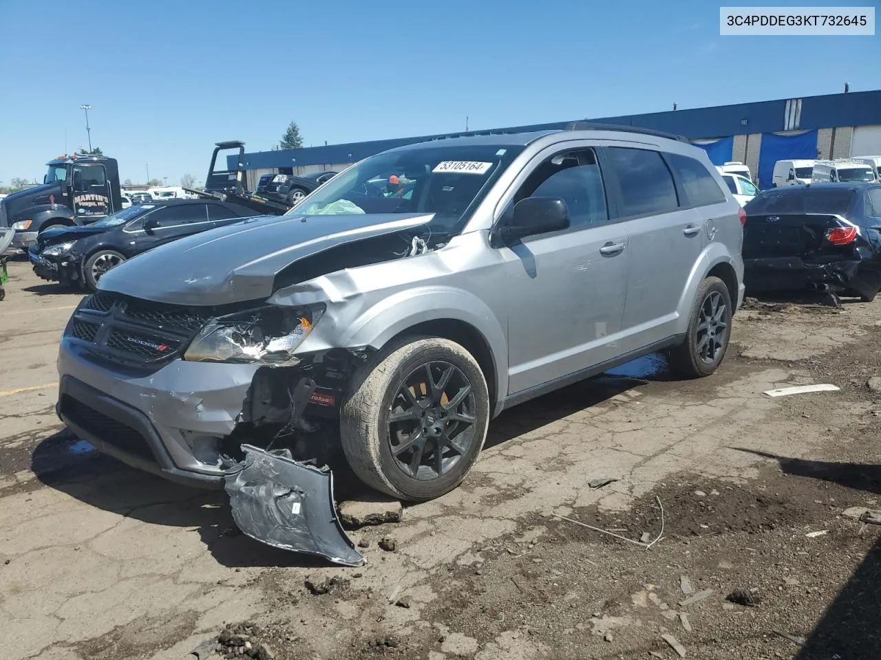 3C4PDDEG3KT732645 2019 Dodge Journey Gt