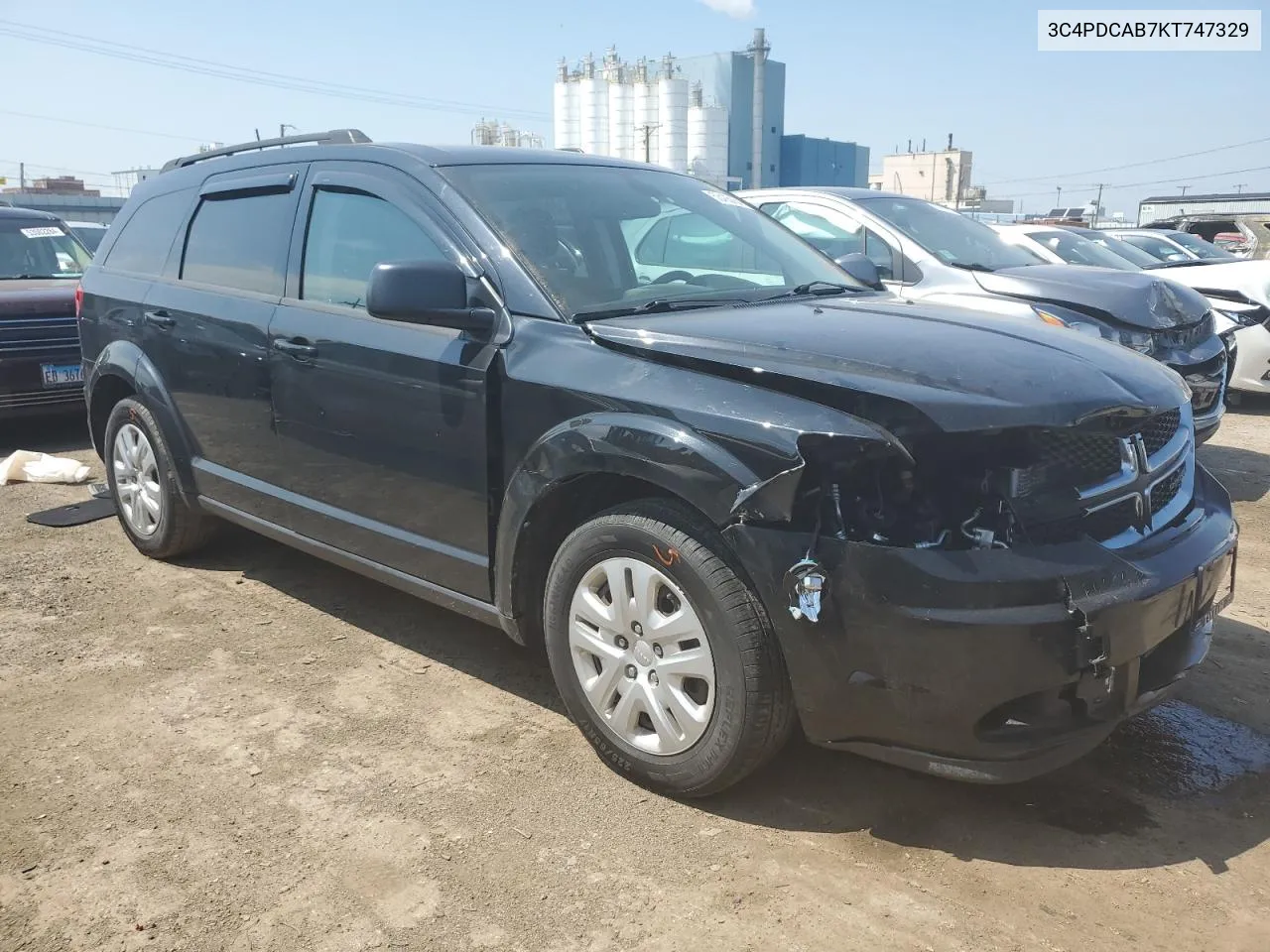 3C4PDCAB7KT747329 2019 Dodge Journey Se