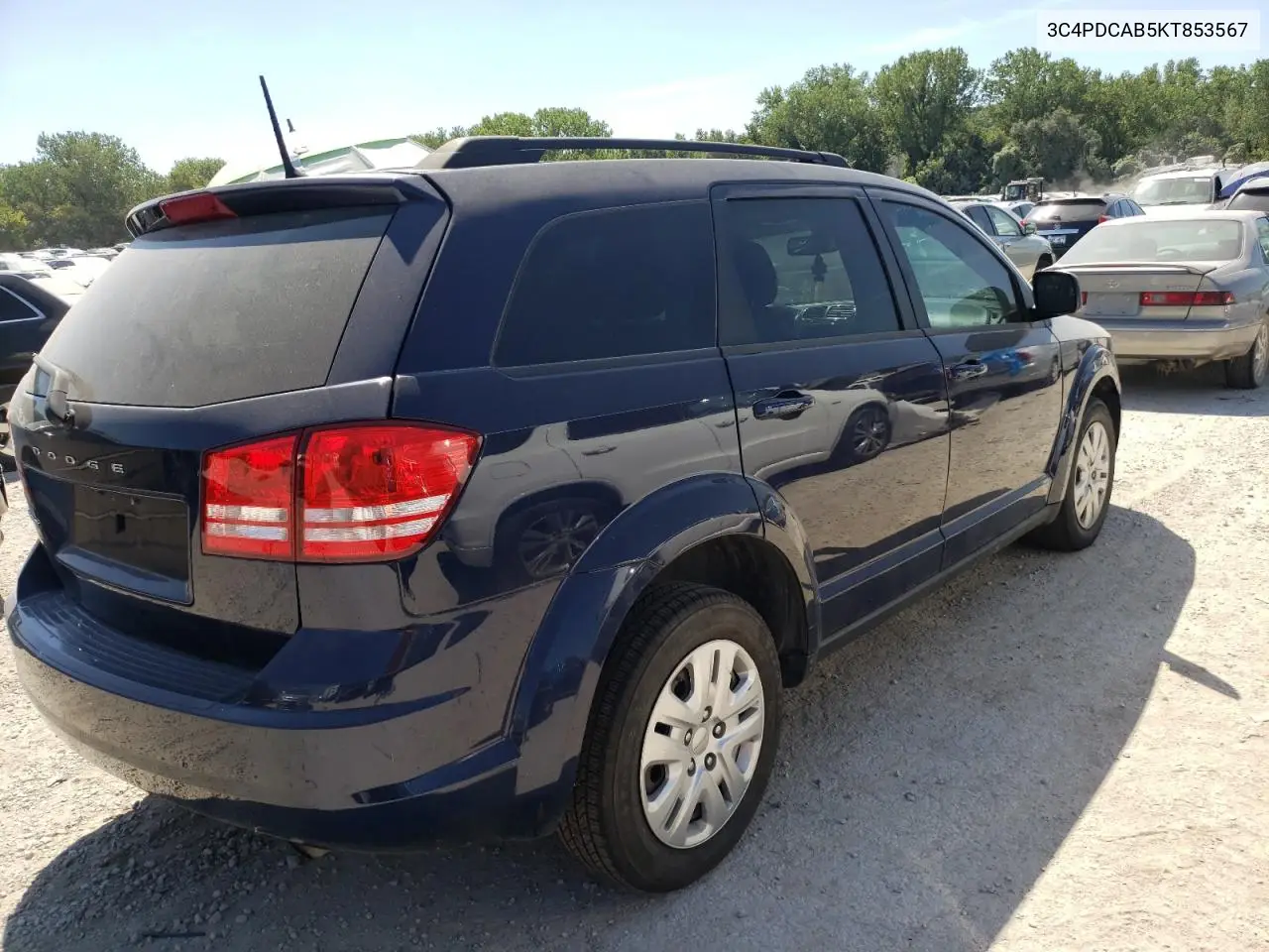 2019 Dodge Journey Se VIN: 3C4PDCAB5KT853567 Lot: 55356782