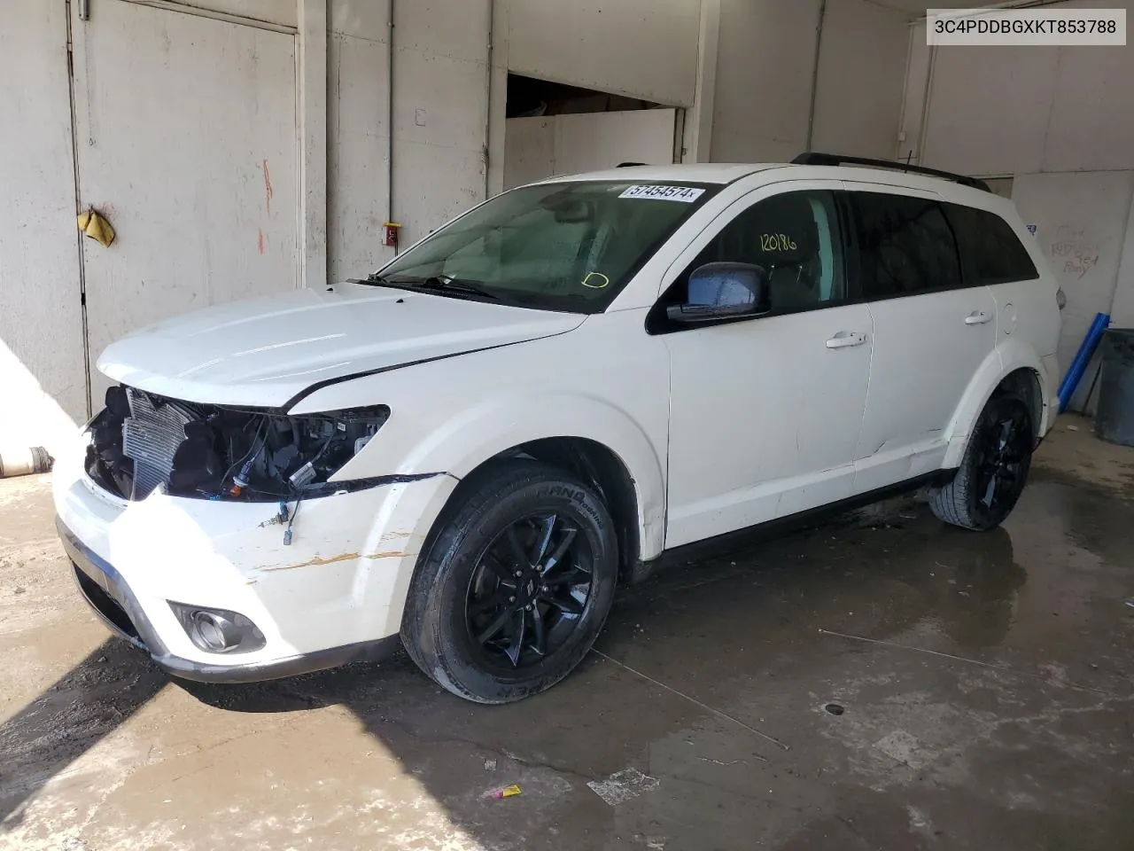 3C4PDDBGXKT853788 2019 Dodge Journey Se