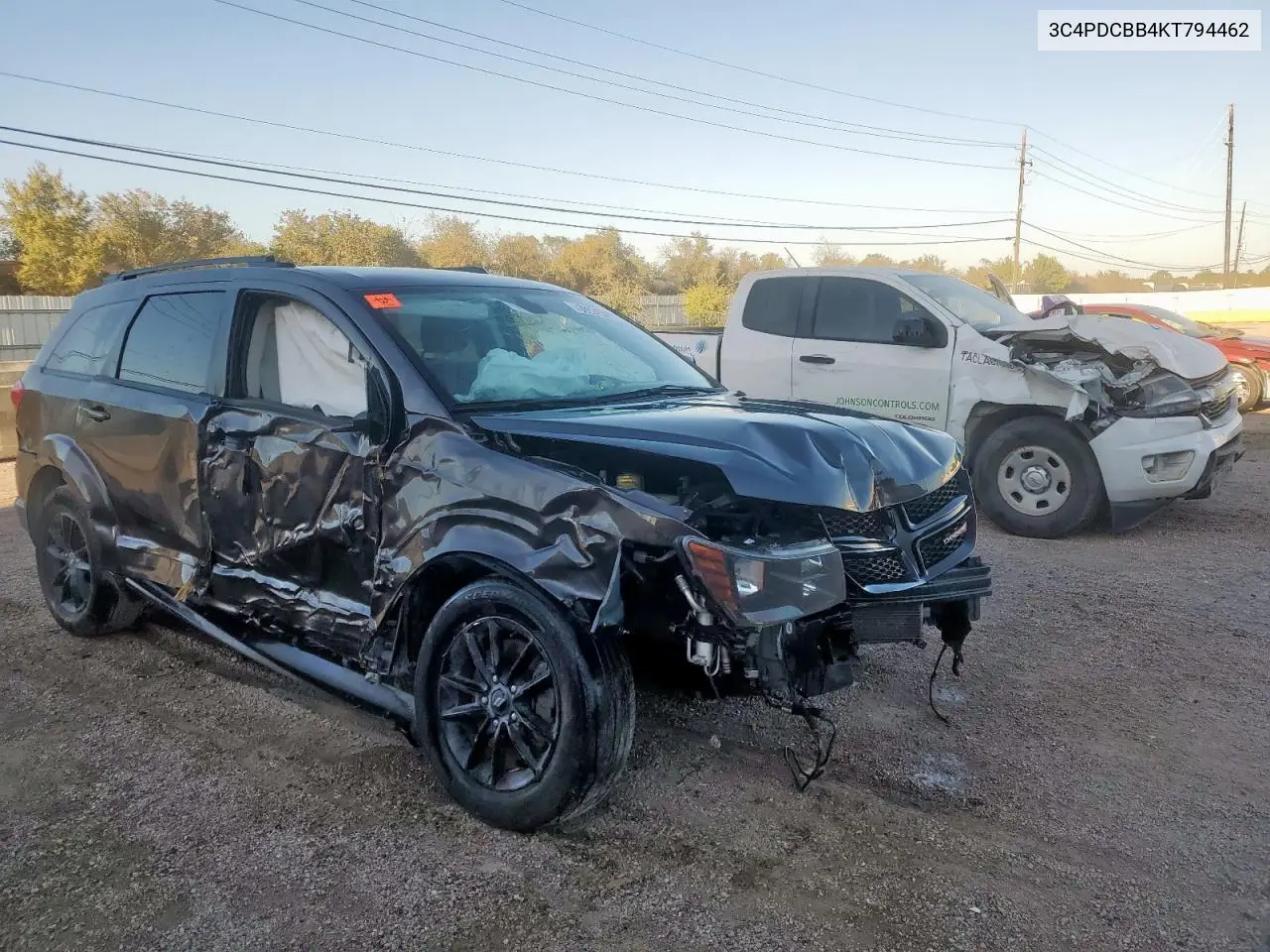 3C4PDCBB4KT794462 2019 Dodge Journey Se