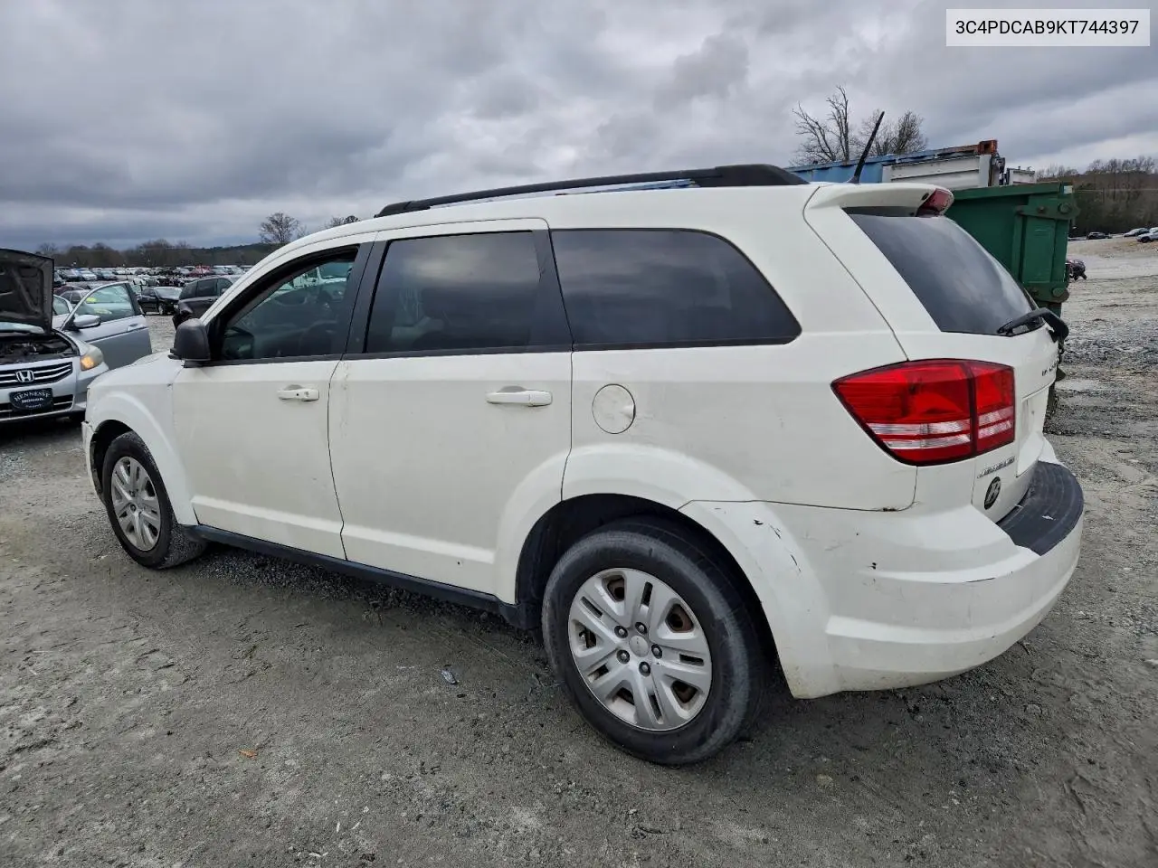 3C4PDCAB9KT744397 2019 Dodge Journey Se