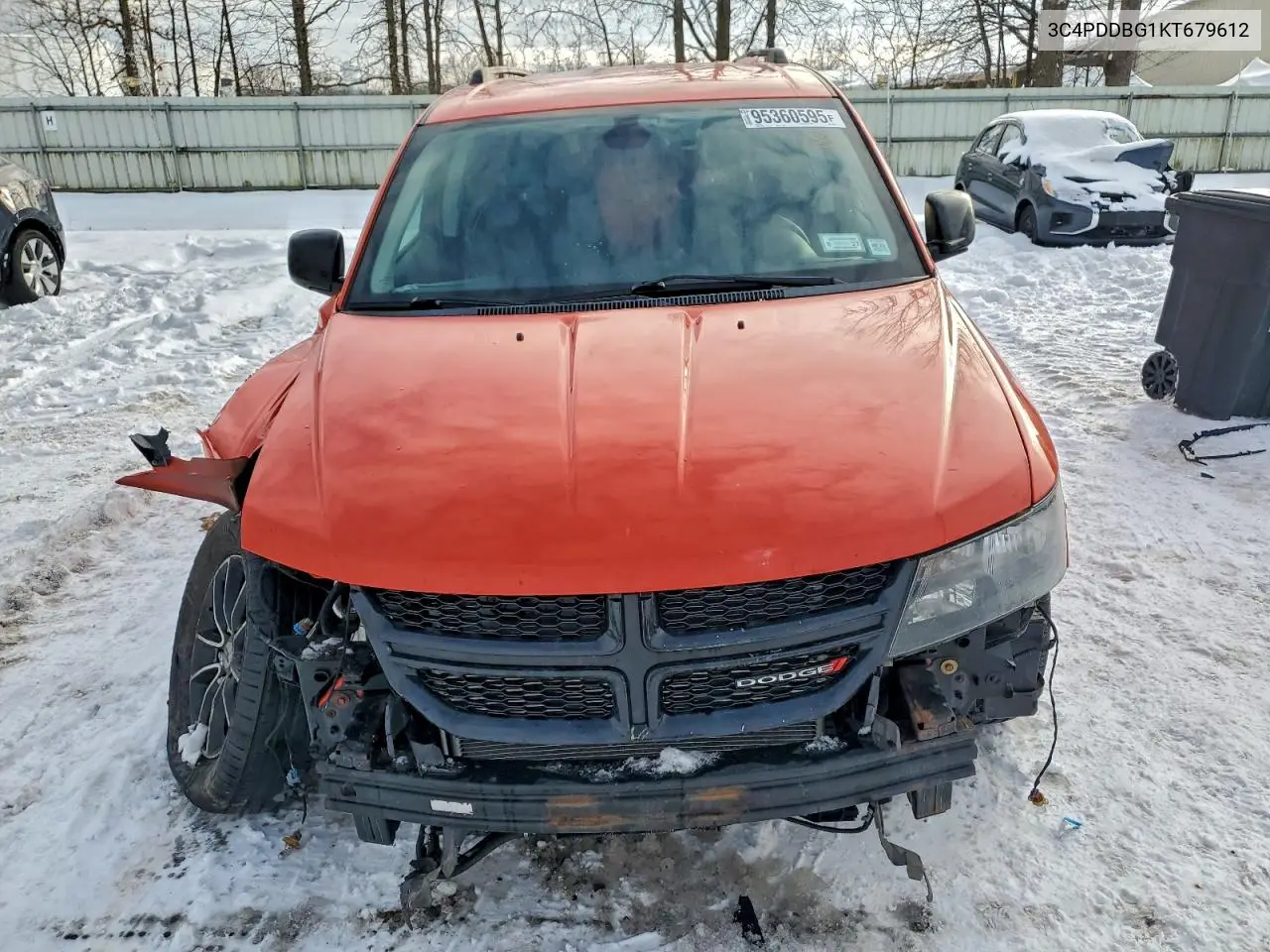 3C4PDDBG1KT679612 2019 Dodge Journey Se