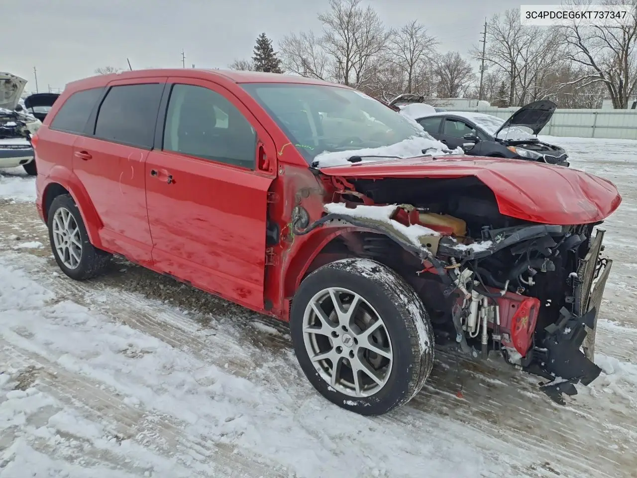 3C4PDCEG6KT737347 2019 Dodge Journey Gt