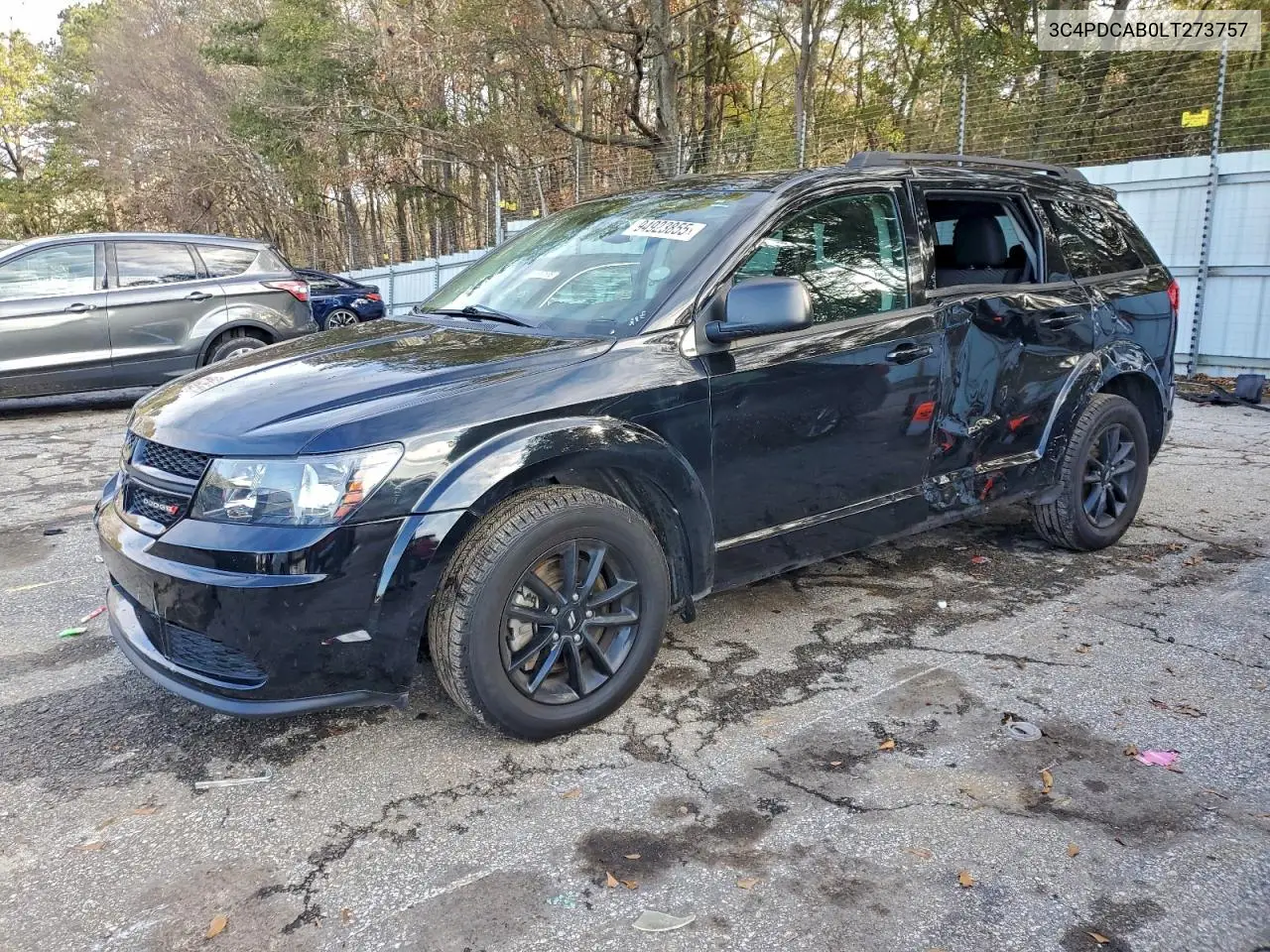 3C4PDCAB0LT273757 2020 Dodge Journey Se