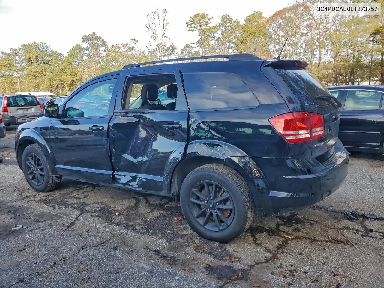 3C4PDCAB0LT273757 2020 Dodge Journey Se