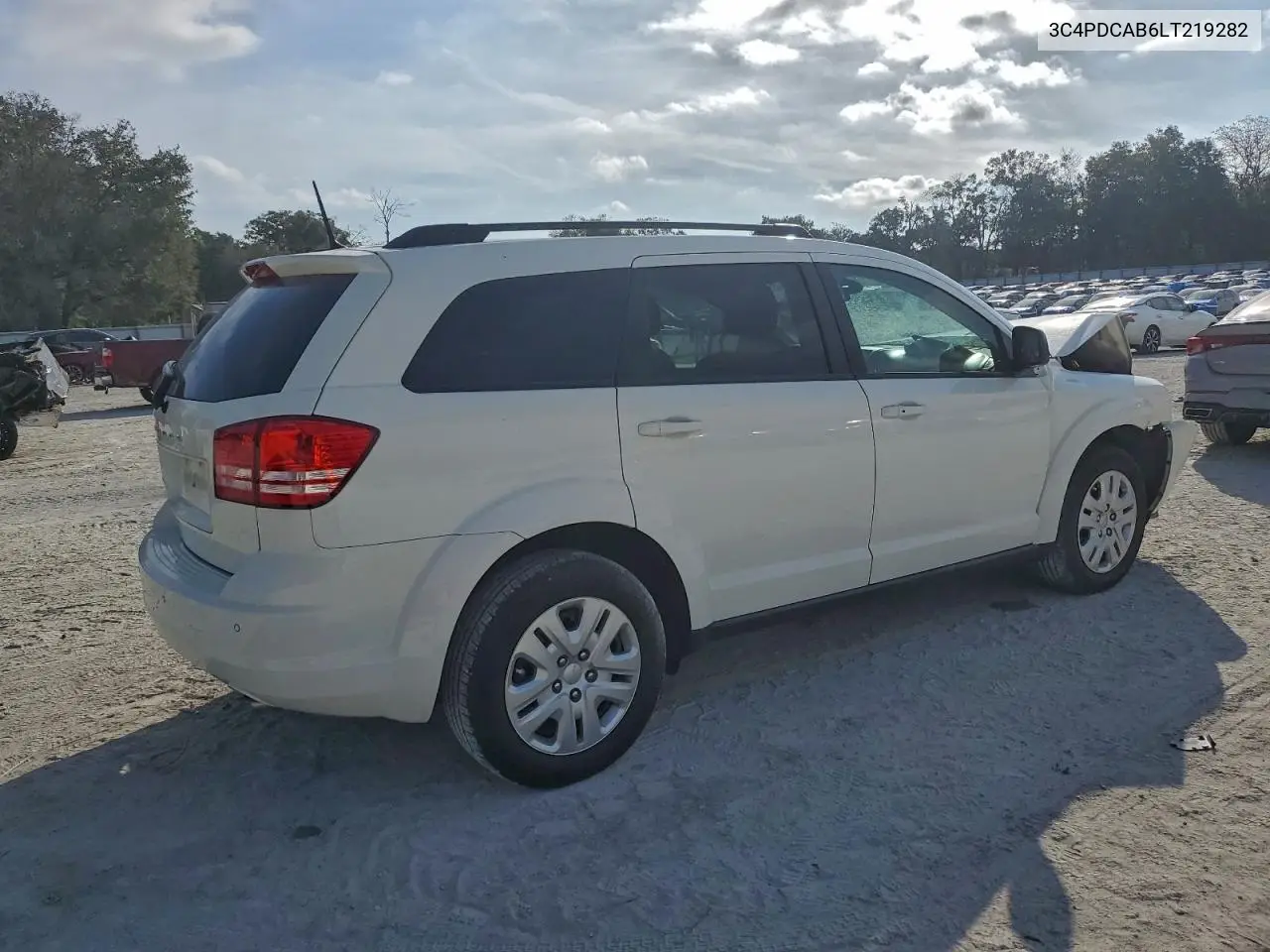 3C4PDCAB6LT219282 2020 Dodge Journey Se