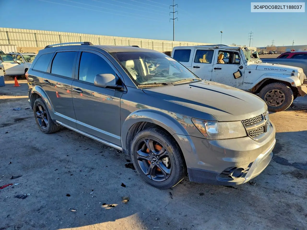 3C4PDCGB2LT188037 2020 Dodge Journey Crossroad