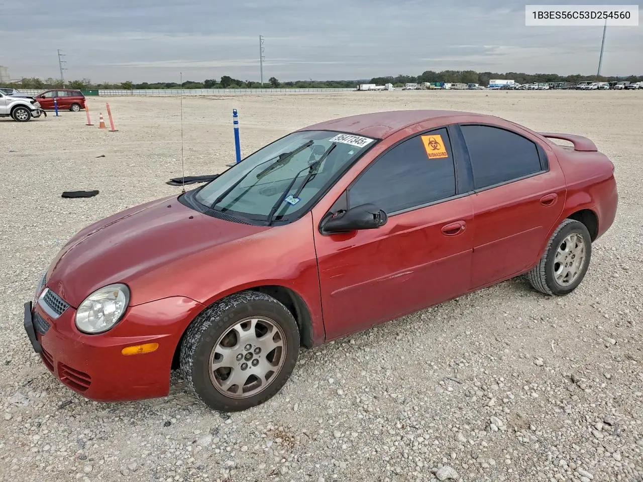 1B3ES56C53D254560 2003 Dodge Neon Sxt