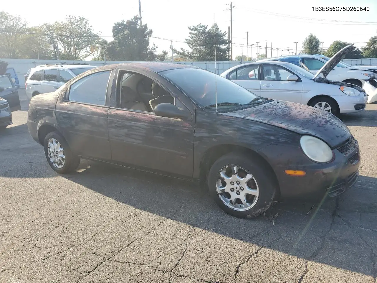 1B3ES56C75D260640 2005 Dodge Neon Sxt
