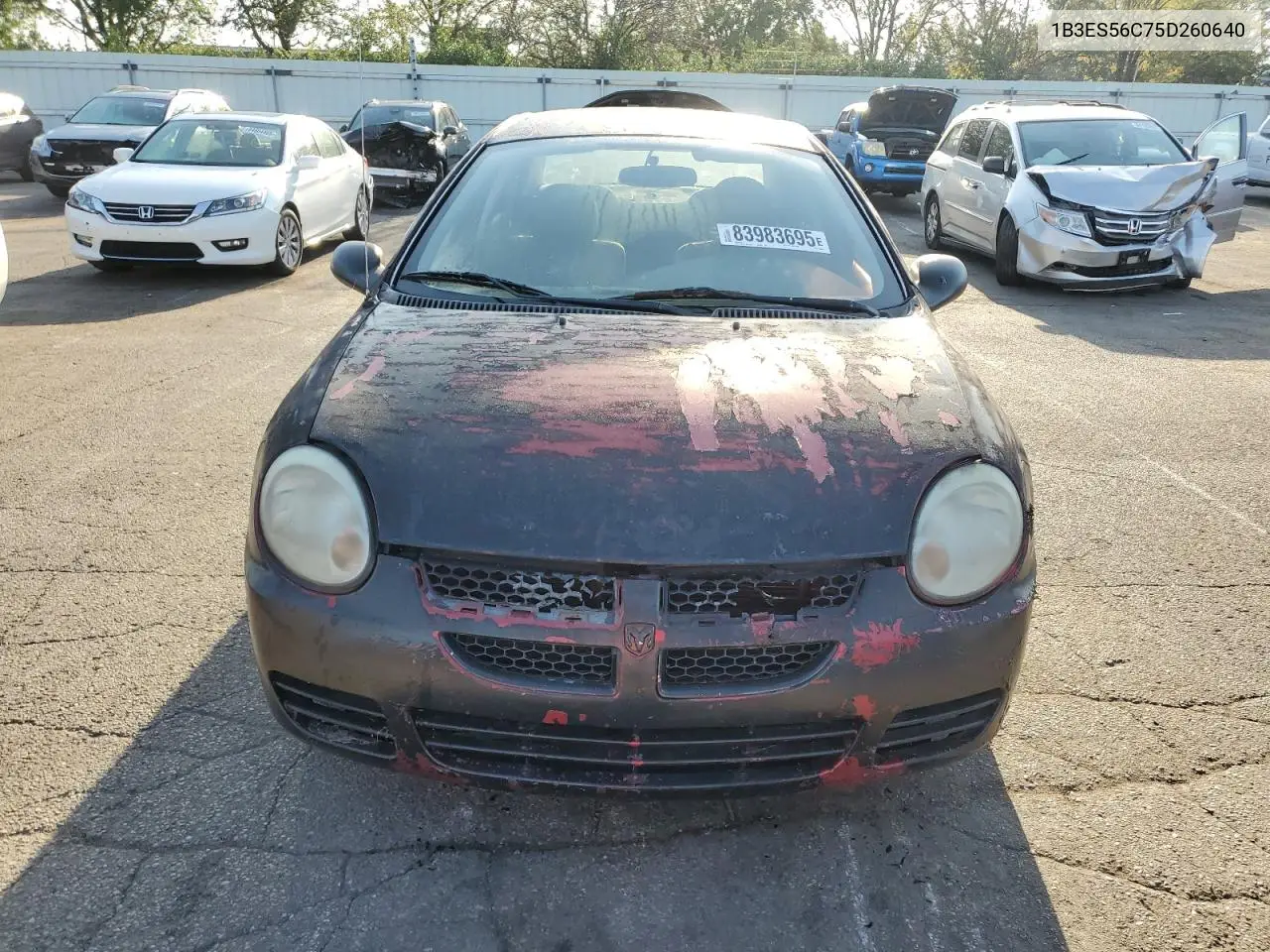 1B3ES56C75D260640 2005 Dodge Neon Sxt