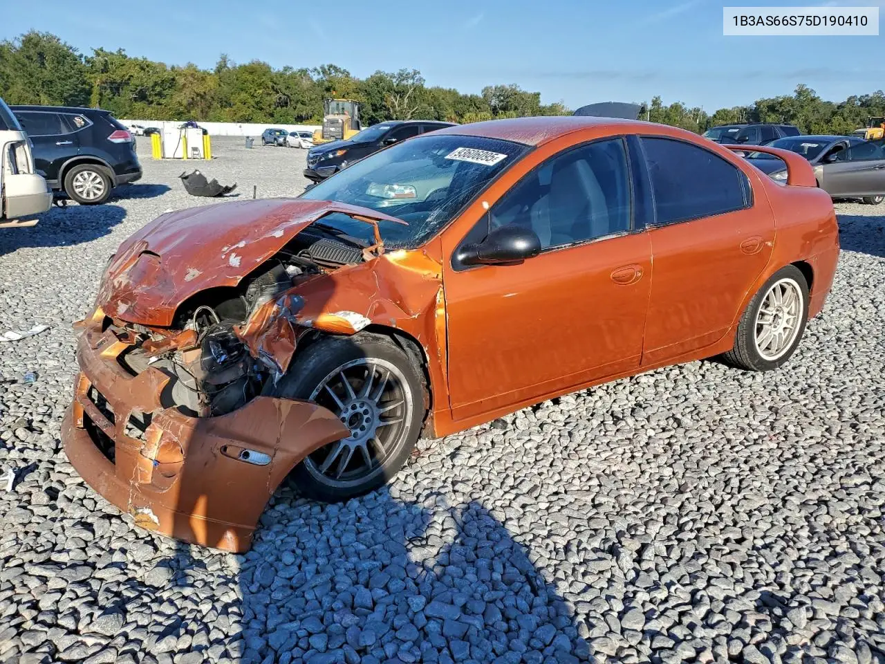 1B3AS66S75D190410 2005 Dodge Neon Srt-4