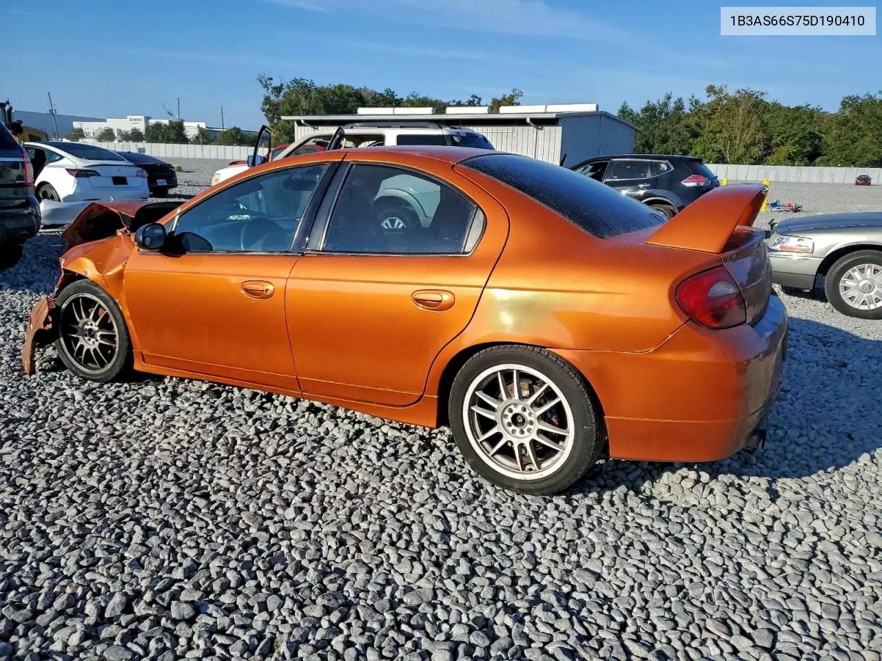 1B3AS66S75D190410 2005 Dodge Neon Srt-4