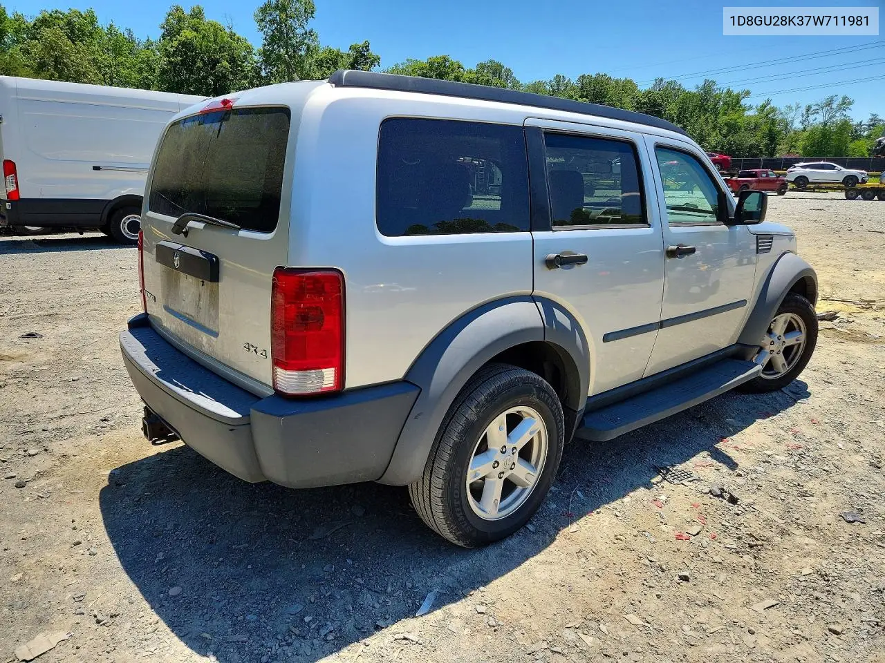 2007 Dodge Nitro Sxt VIN: 1D8GU28K37W711981 Lot: 55170796