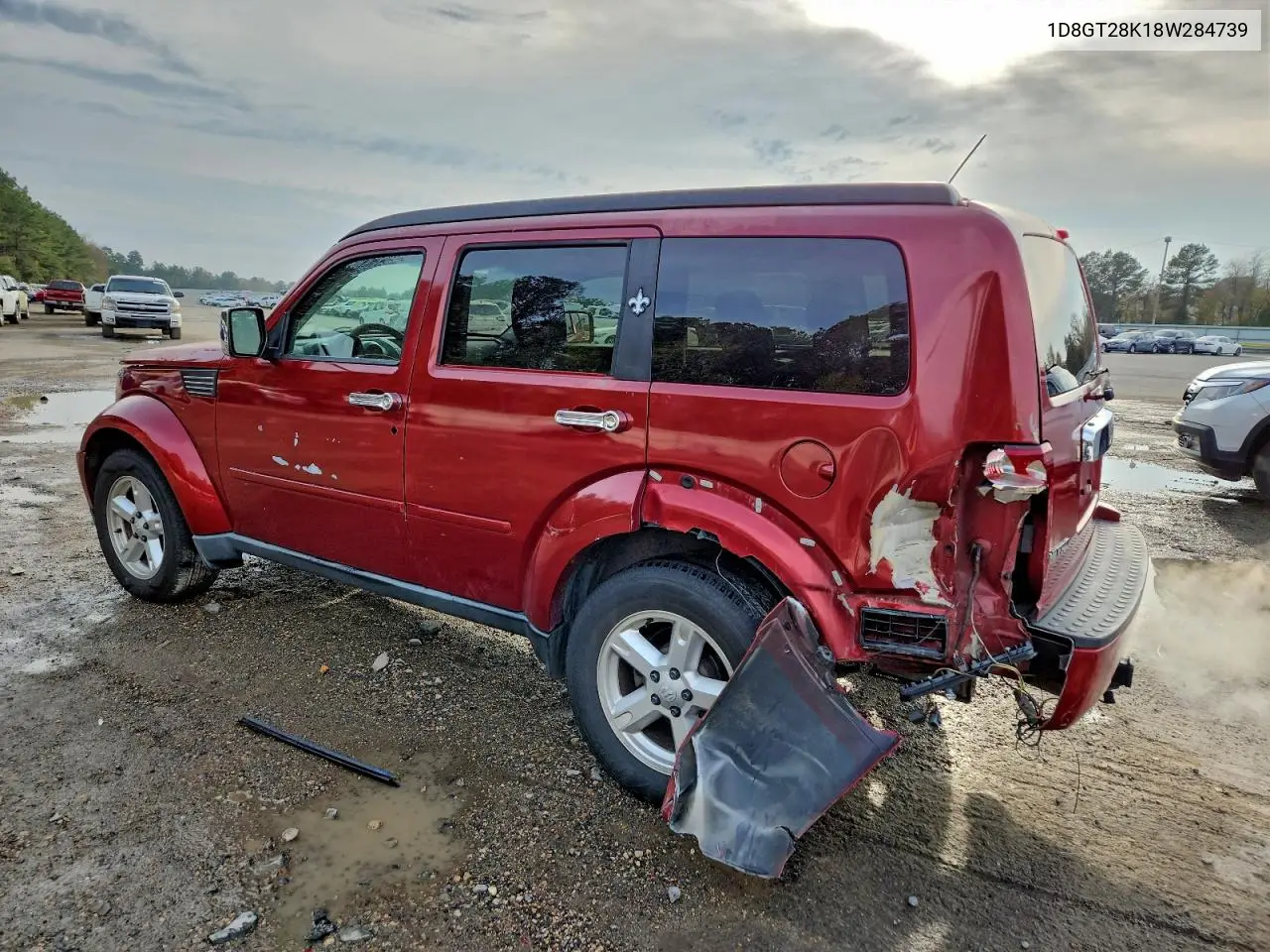 1D8GT28K18W284739 2008 Dodge Nitro Sxt