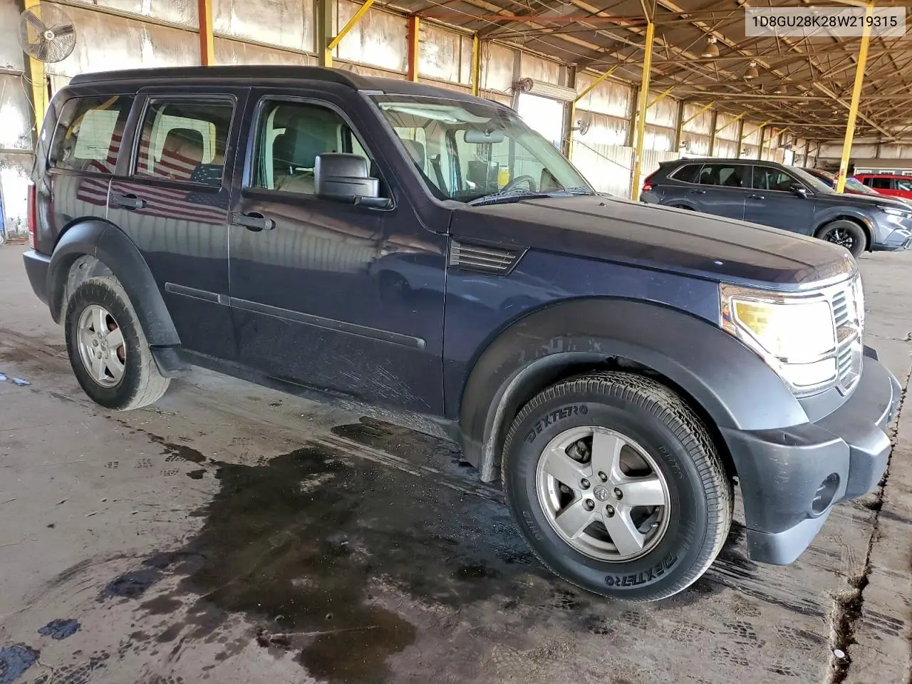 1D8GU28K28W219315 2008 Dodge Nitro Sxt