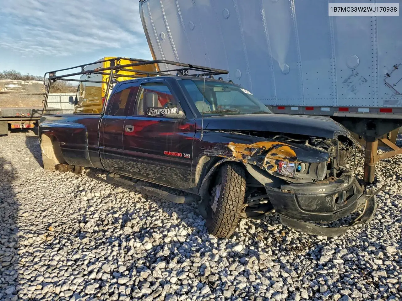 1B7MC33W2WJ170938 1998 Dodge Ram 3500