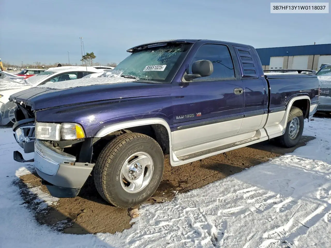 3B7HF13Y1WG118037 1998 Dodge Ram 1500