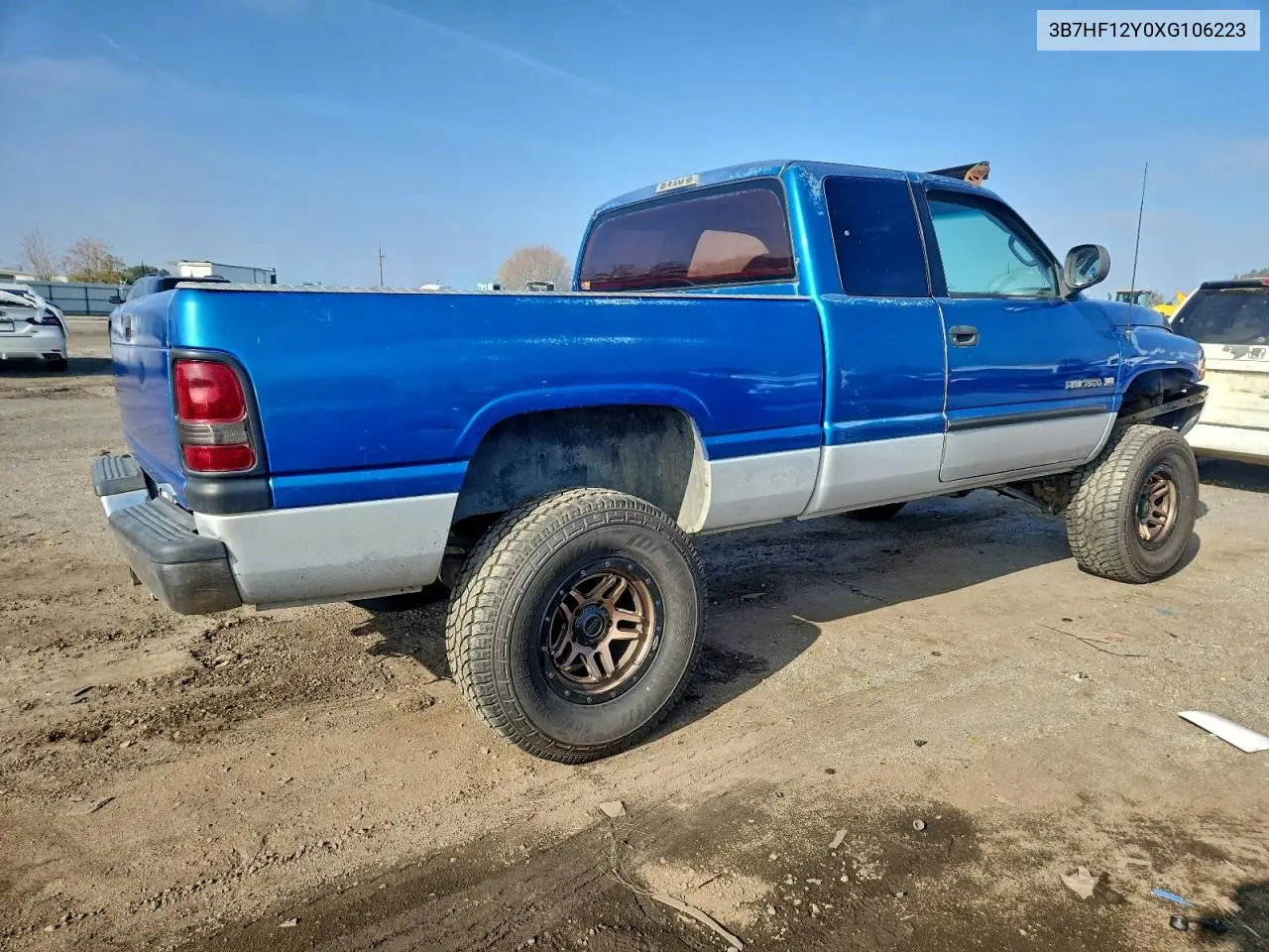 3B7HF12Y0XG106223 1999 Dodge Ram 1500