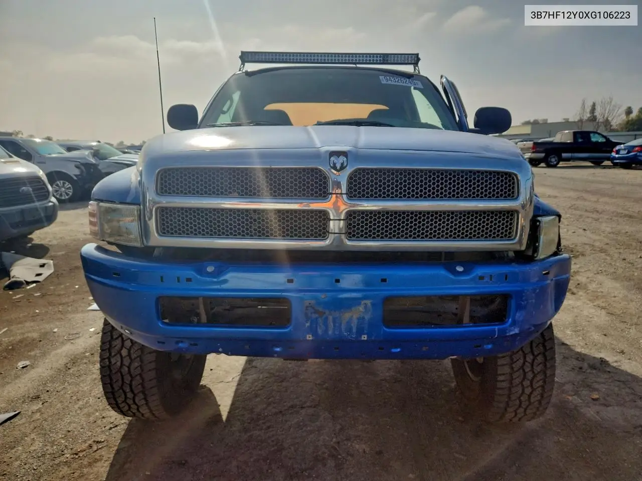 3B7HF12Y0XG106223 1999 Dodge Ram 1500