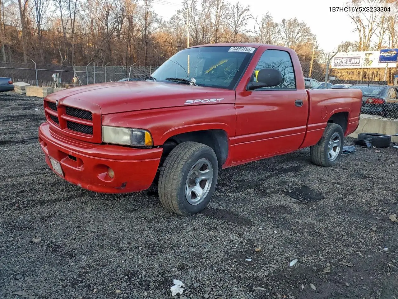 1B7HC16Y5XS233304 1999 Dodge Ram 1500