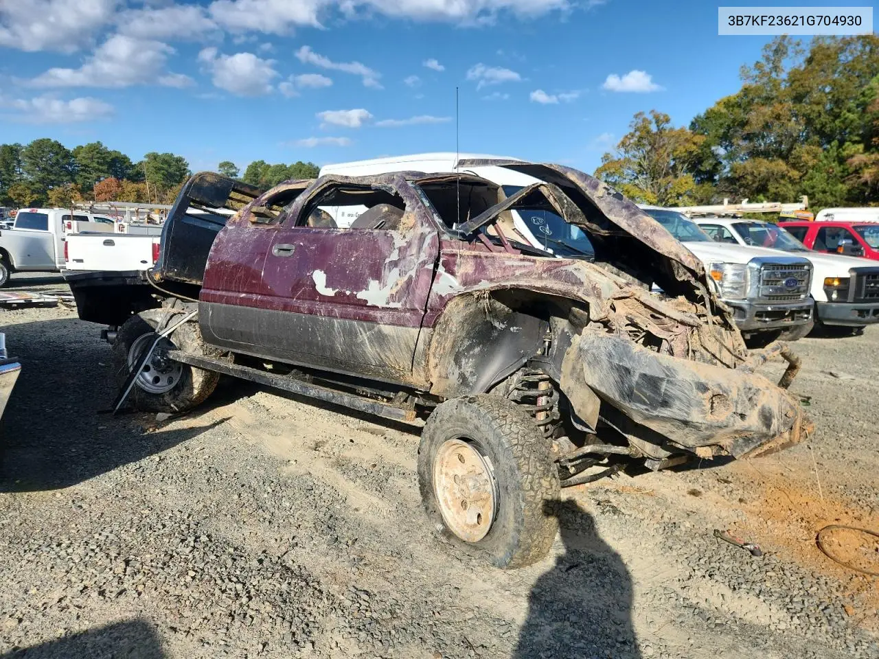 3B7KF23621G704930 2001 Dodge Ram 2500