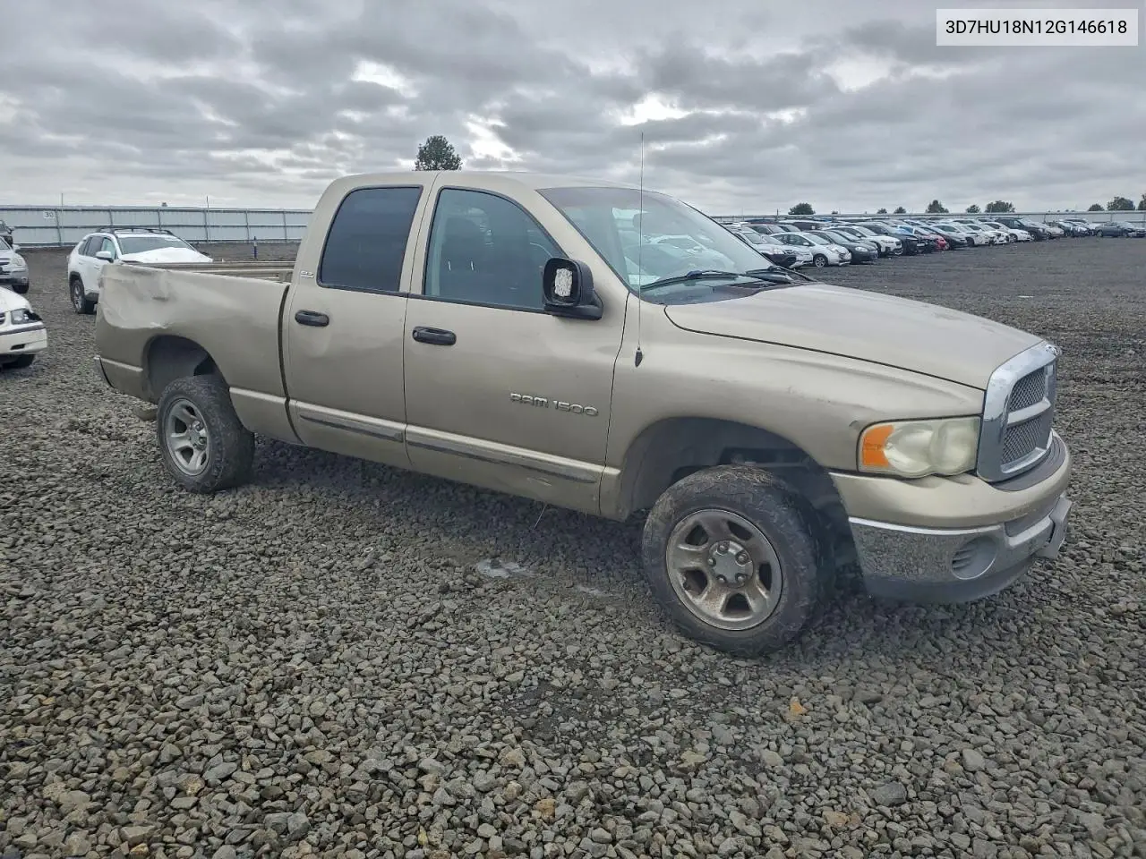 3D7HU18N12G146618 2002 Dodge Ram 1500