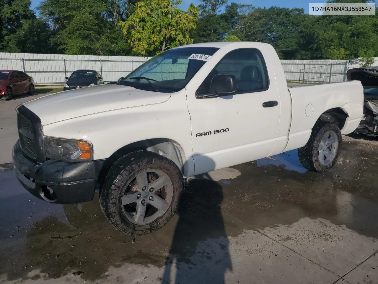 2003 Dodge Ram 1500 St VIN: 1D7HA16NX3J558547 Lot: 62076044