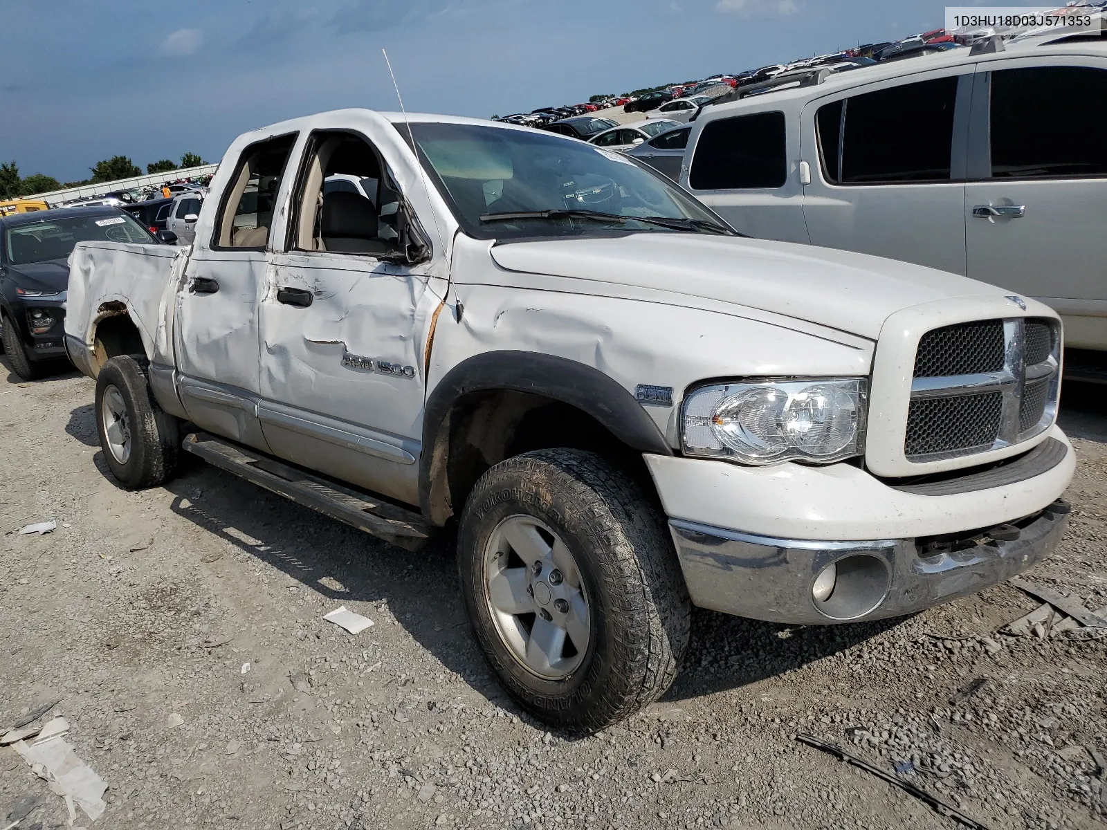 2003 Dodge Ram 1500 St VIN: 1D3HU18D03J571353 Lot: 62715874