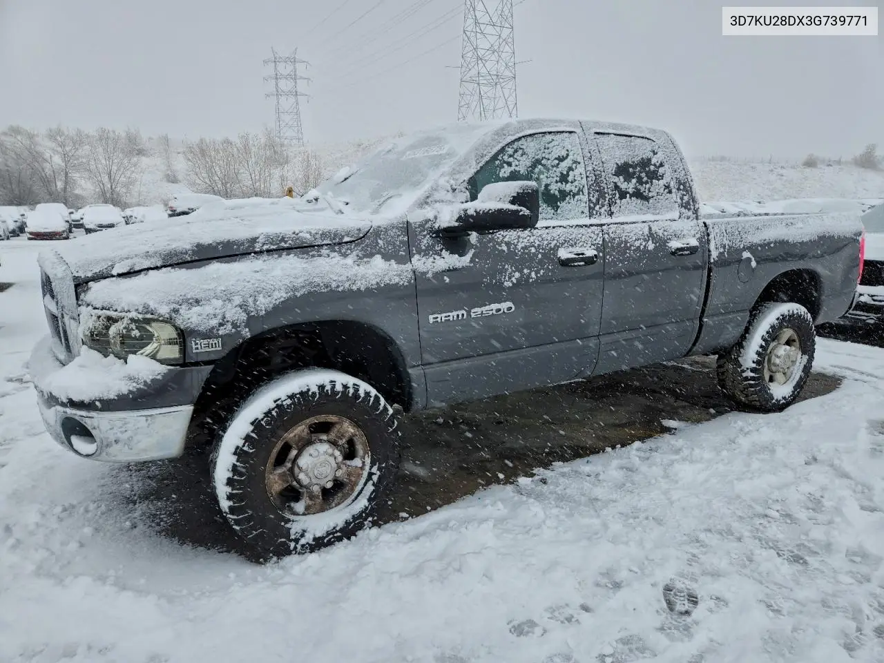 3D7KU28DX3G739771 2003 Dodge Ram 2500 St