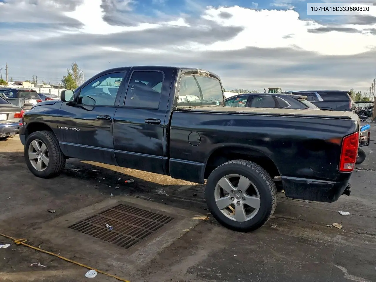 1D7HA18D33J680820 2003 Dodge Ram 1500 St