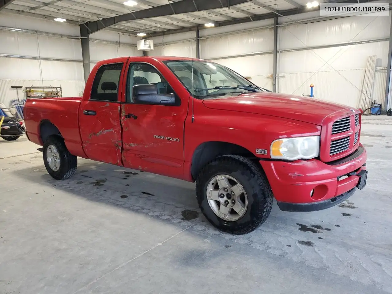 2004 Dodge Ram 1500 St VIN: 1D7HU18D04J181899 Lot: 49121035