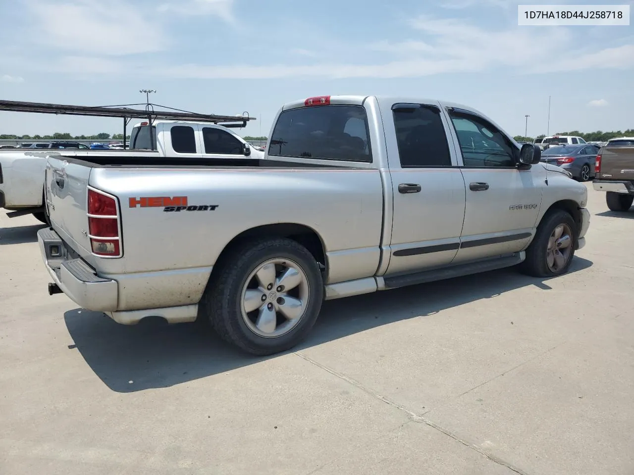 2004 Dodge Ram 1500 St VIN: 1D7HA18D44J258718 Lot: 64169354