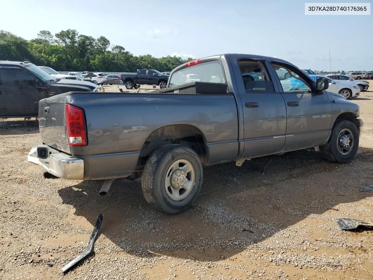 2004 Dodge Ram 2500 St VIN: 3D7KA28D74G176365 Lot: 68635794