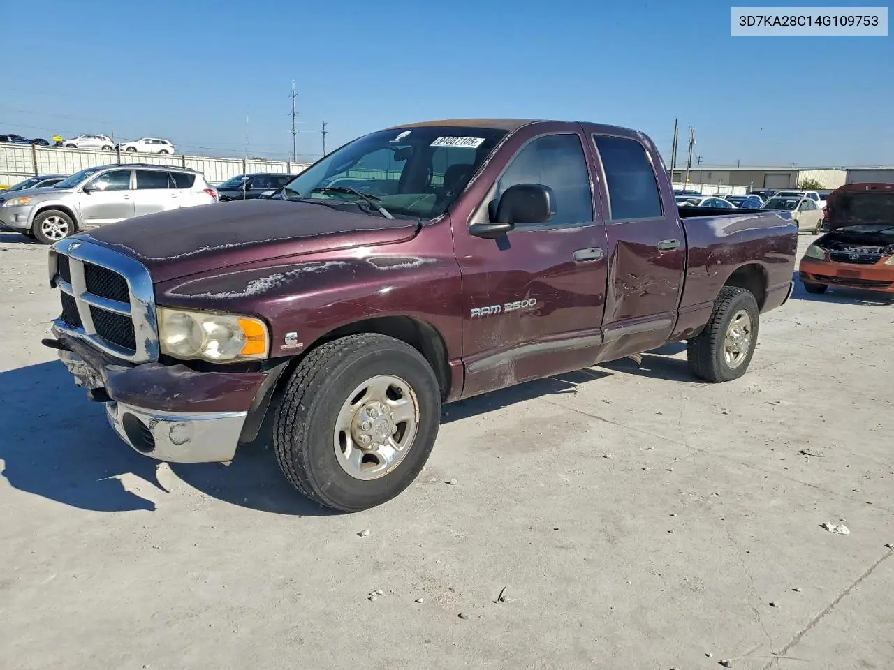 3D7KA28C14G109753 2004 Dodge Ram 2500 St