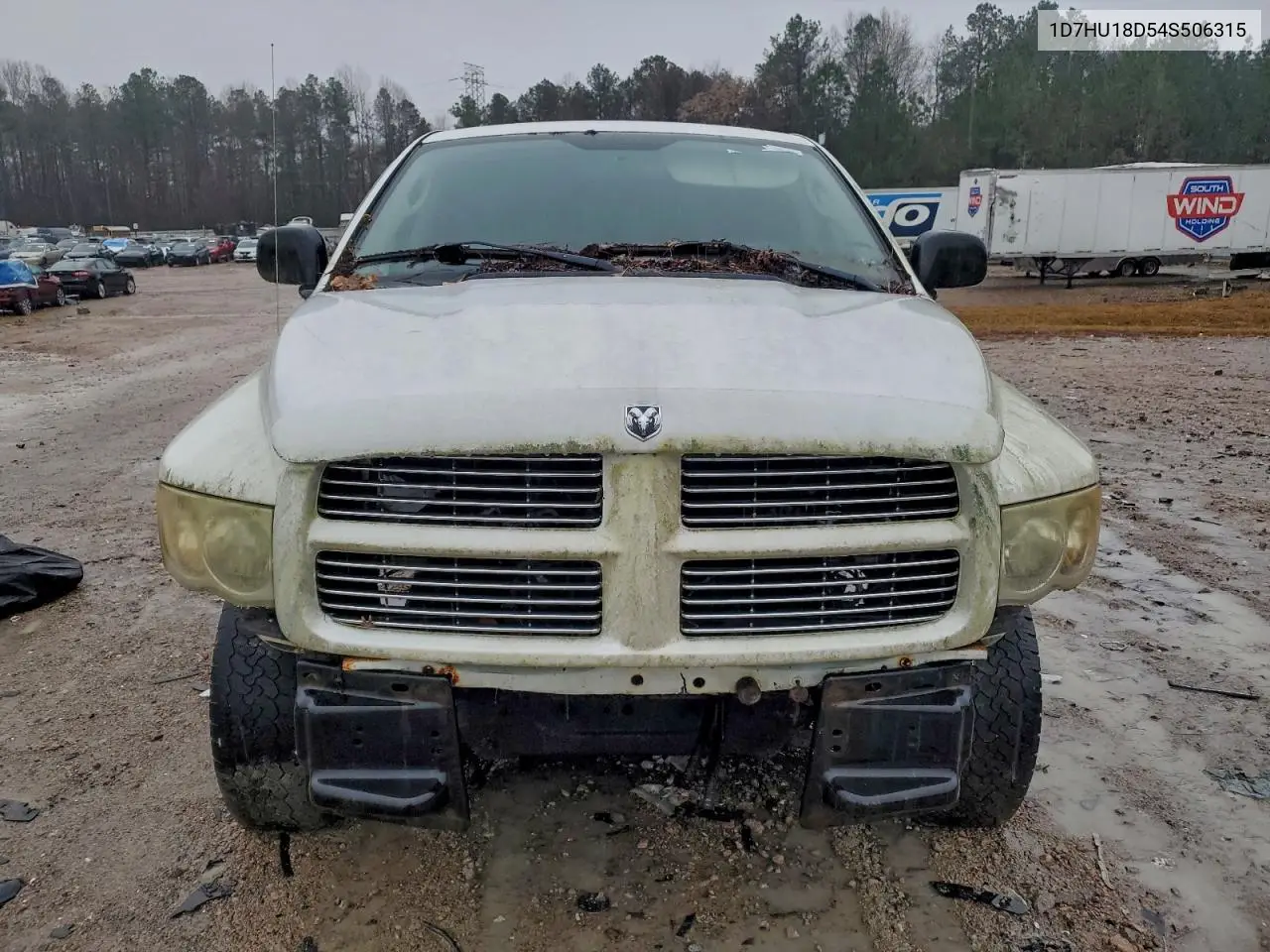 1D7HU18D54S506315 2004 Dodge Ram 1500 St