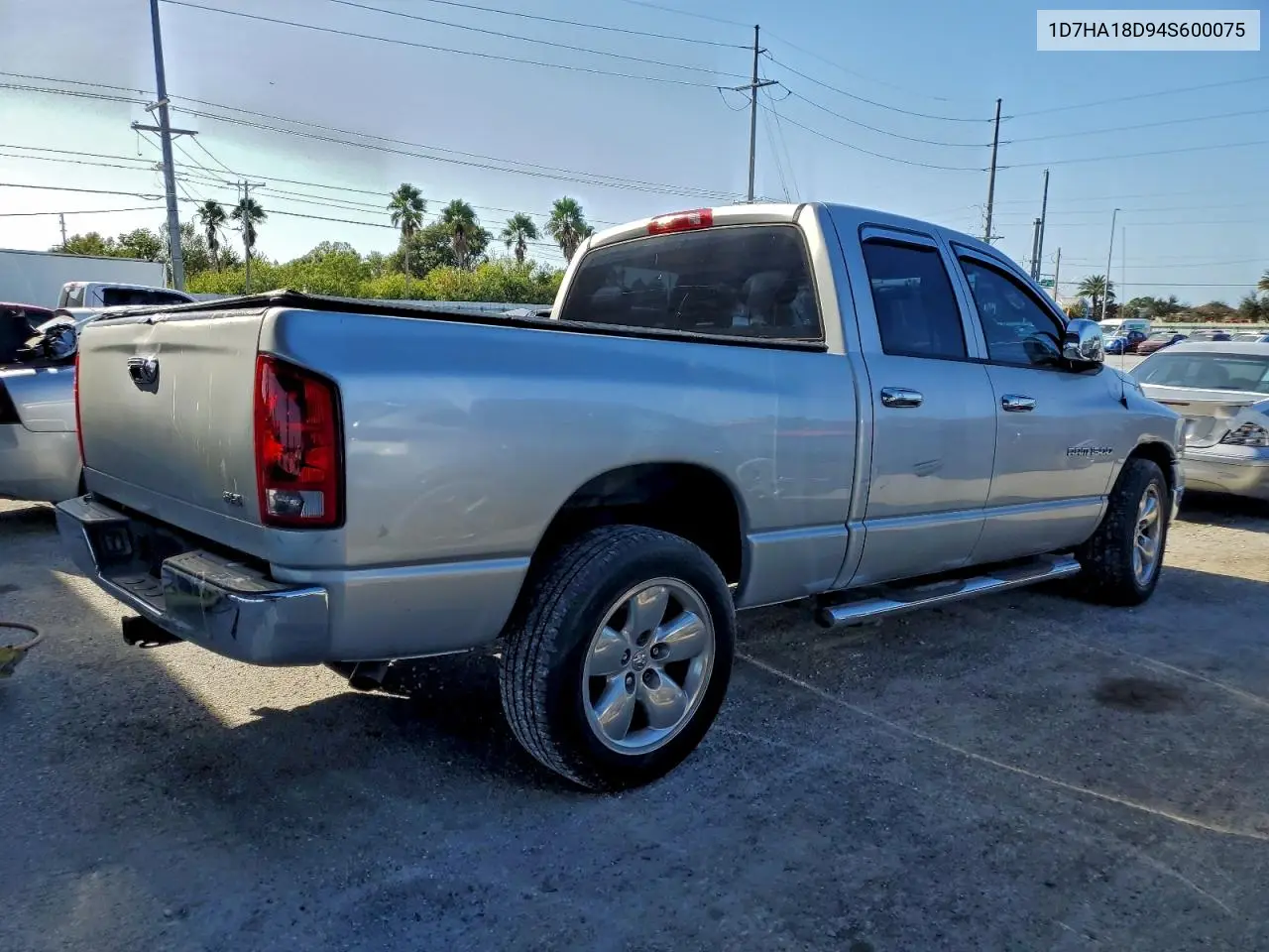 1D7HA18D94S600075 2004 Dodge Ram 1500 St