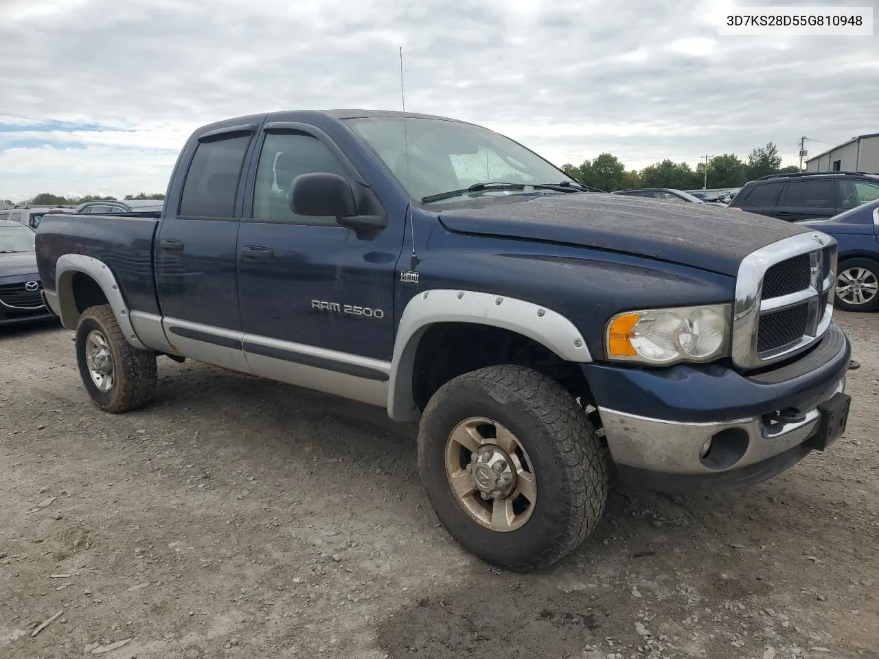 2005 Dodge Ram 2500 St VIN: 3D7KS28D55G810948 Lot: 73830454