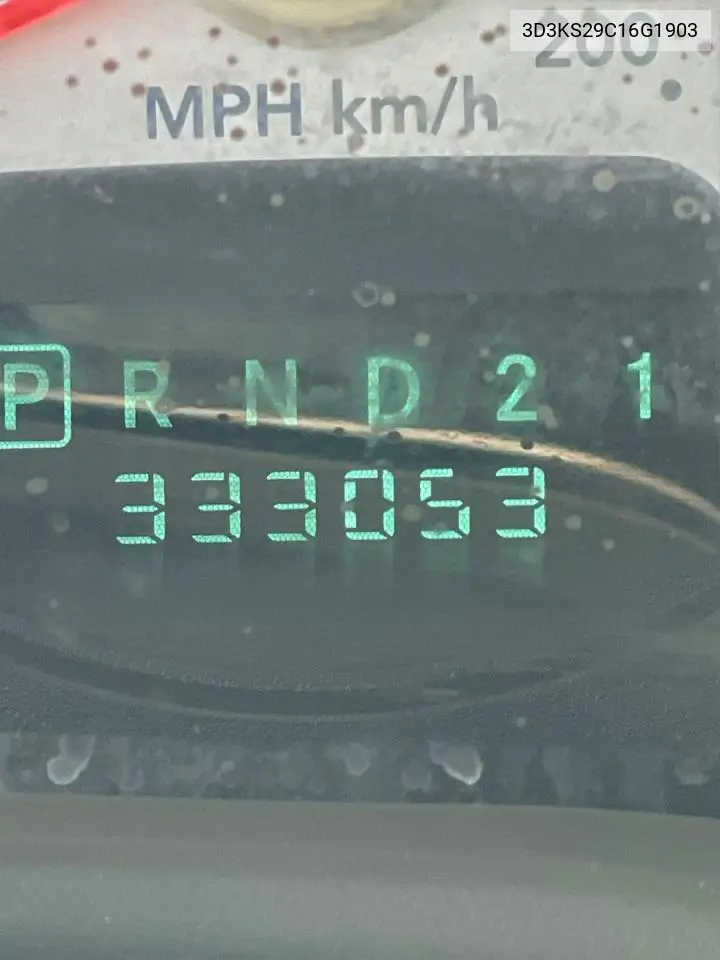 3D3KS29C16G190303 2006 Dodge Ram 2500