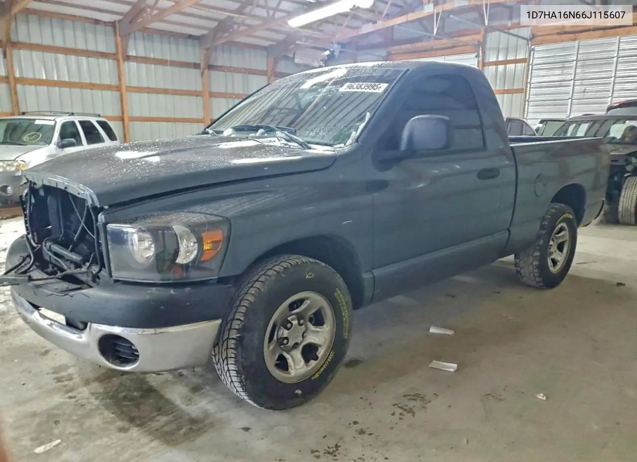 1D7HA16N66J115607 2006 Dodge Ram 1500 St