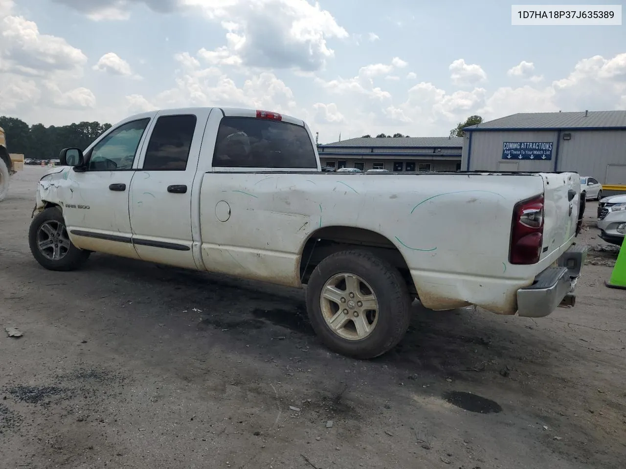 2007 Dodge Ram 1500 St VIN: 1D7HA18P37J635389 Lot: 67043684