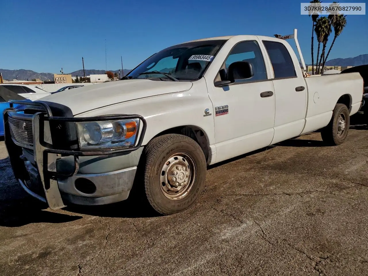 3D7KR28A67G827990 2007 Dodge Ram 2500 St