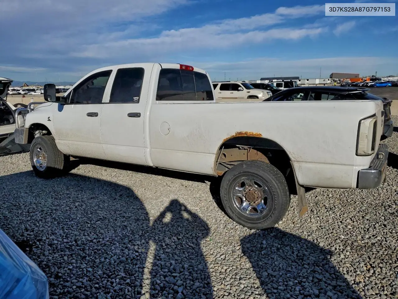 3D7KS28A87G797153 2007 Dodge Ram 2500 St