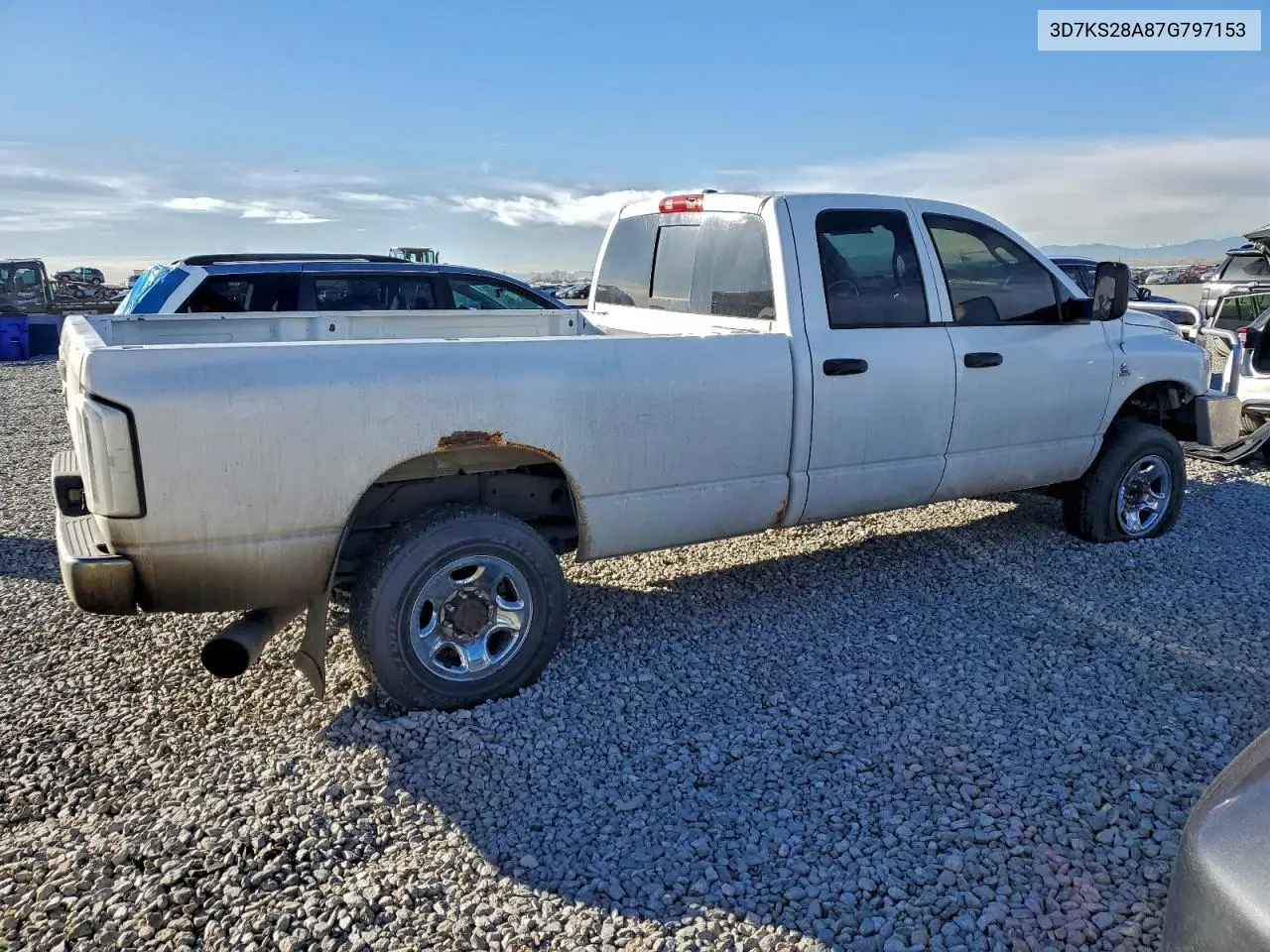 3D7KS28A87G797153 2007 Dodge Ram 2500 St