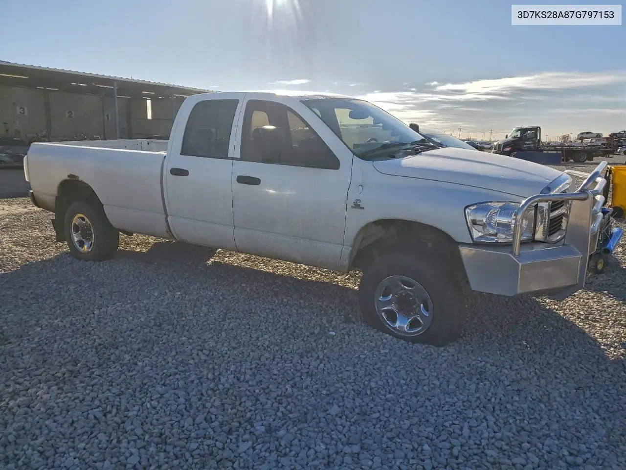 3D7KS28A87G797153 2007 Dodge Ram 2500 St