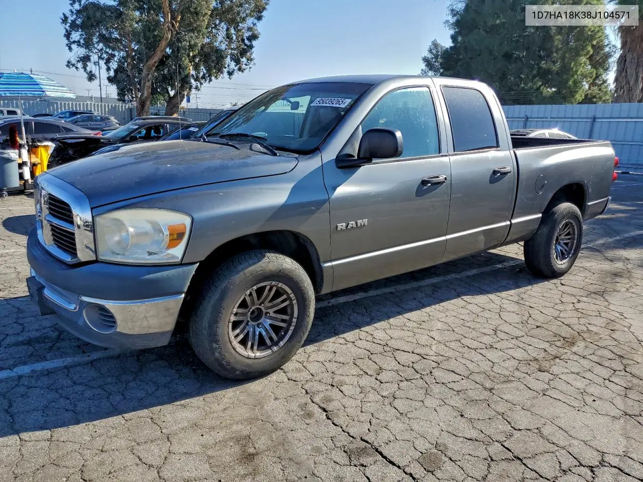 1D7HA18K38J104571 2008 Dodge Ram 1500 St