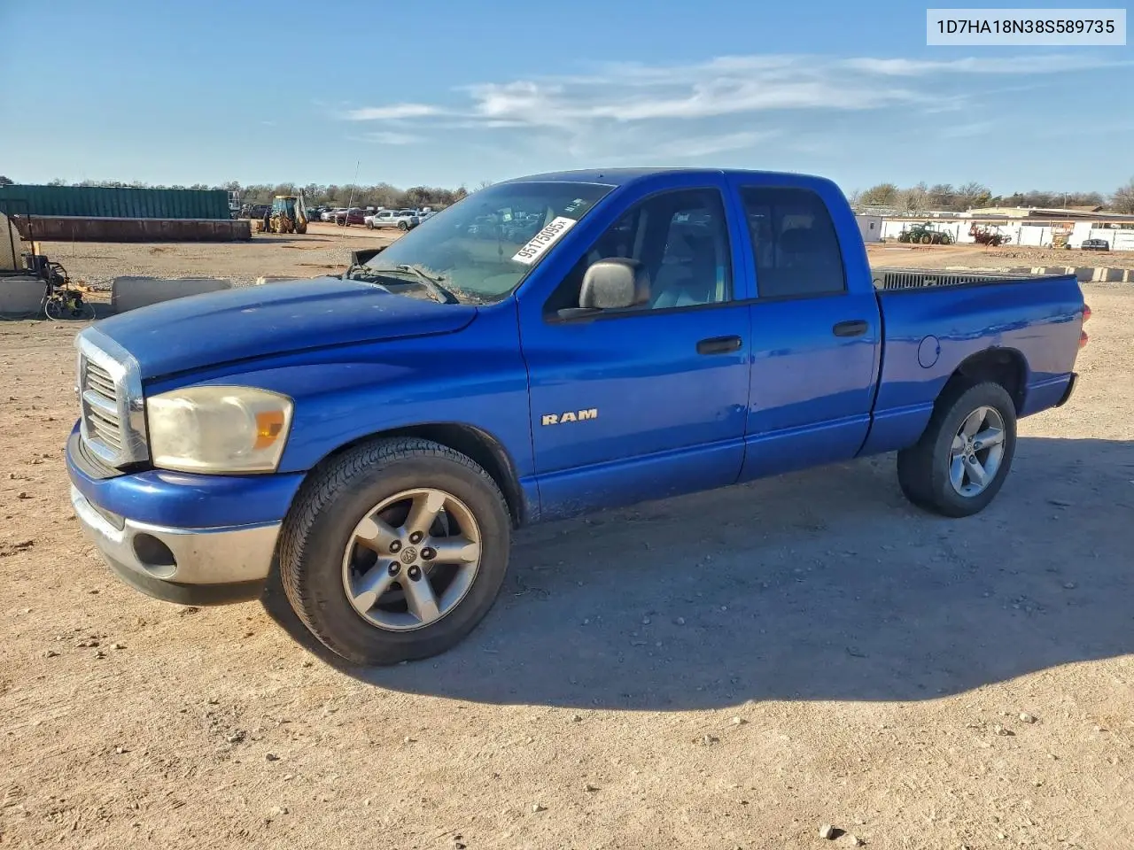 1D7HA18N38S589735 2008 Dodge Ram 1500 St