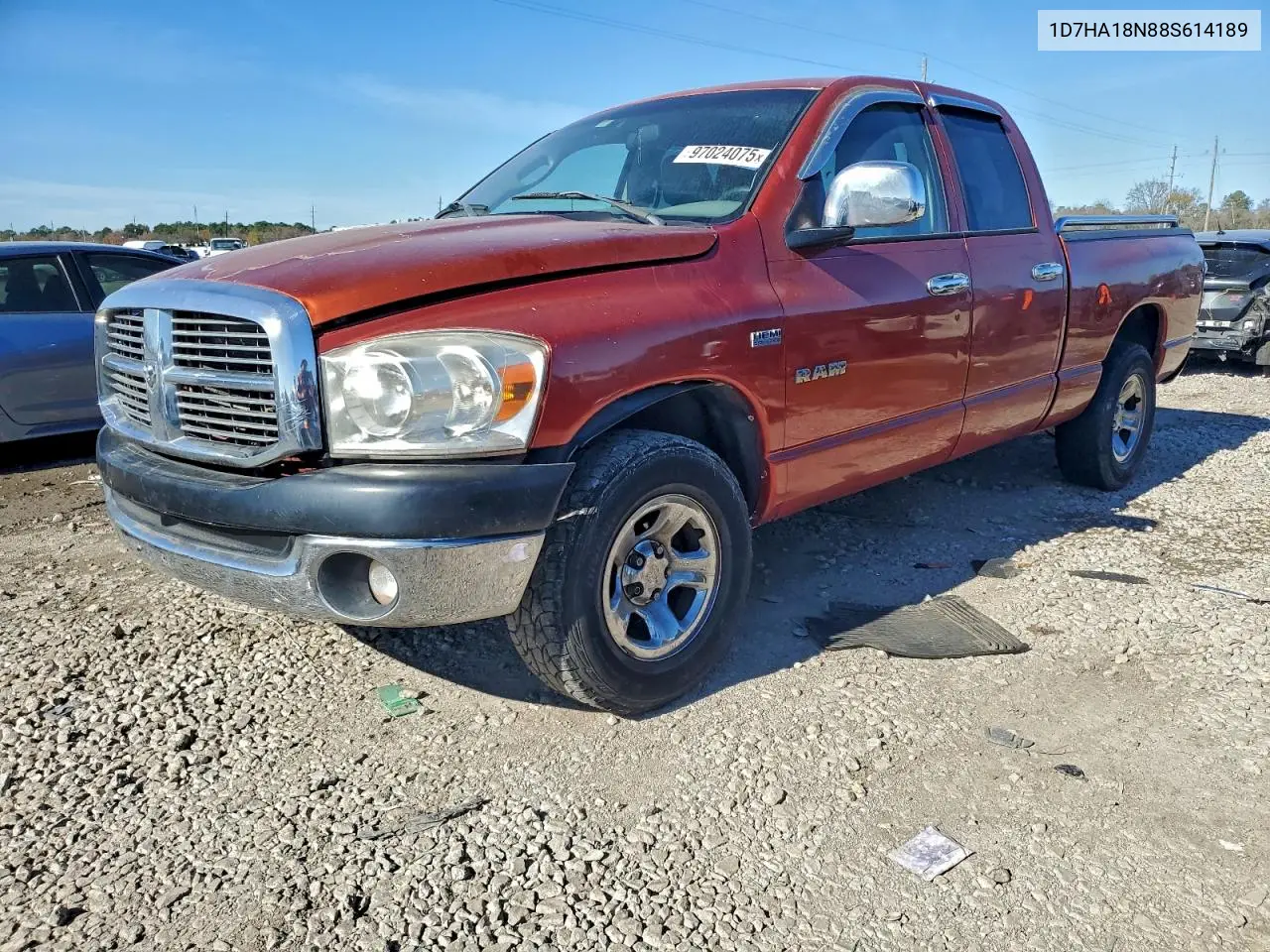 1D7HA18N88S614189 2008 Dodge Ram 1500 St
